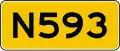 Voormalige provinciale weg 593