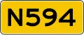 Voormalige provinciale weg 594