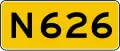 Voormalige provinciale weg 626
