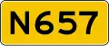 Voormalige provinciale weg 657