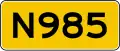 Provinciale weg 985