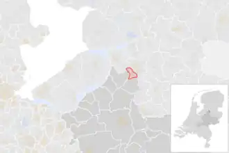 Locatie van de gemeente Hattem (gemeentegrenzen CBS 2016)