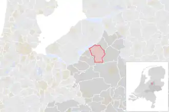 Locatie van de gemeente Nunspeet (gemeentegrenzen CBS 2016)
