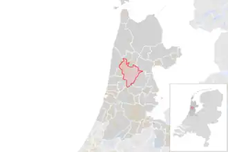Locatie van de gemeente Alkmaar (gemeentegrenzen CBS 2016)