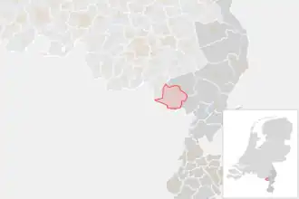Locatie van de gemeente Weert (gemeentegrenzen CBS 2016)