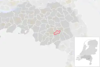 Locatie van de gemeente Geldrop-Mierlo (gemeentegrenzen CBS 2016)