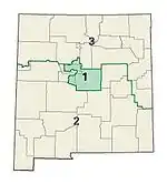 Congresdistricten van New Mexico sinds 2003