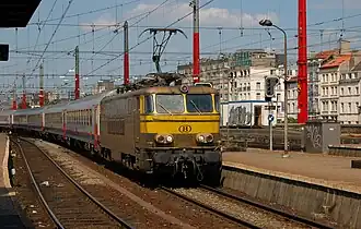 De 1608 werd de enige goudkleurige NMBS-locomotief