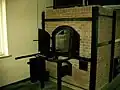 Oven in het crematorium