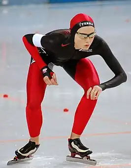 Hege Bøkko tijdens de Noorse Kampioenschappen in november 2008