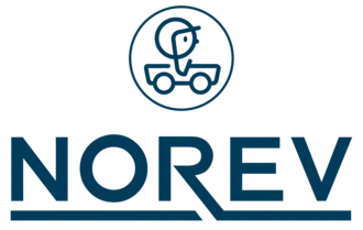 Het nieuwe Norev logo.