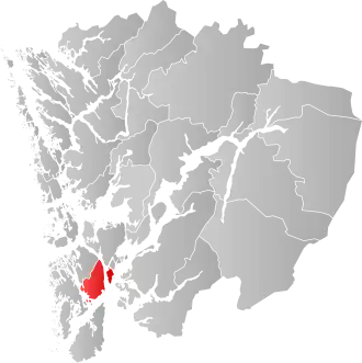 Eiland Stord in Noorwegen