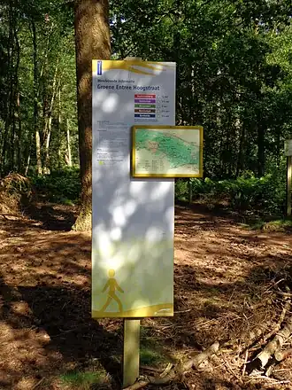 Informatiebord parkeerplaats