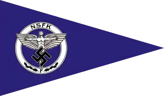 Het vaandel van het Nationalsozialistisches Fliegerkorps.