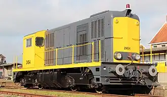 Locomotief 2454 te Stadskanaal; 2017.