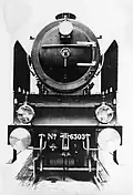 Voorkant van de NS 6303 (Tussen 1930 en 1955)