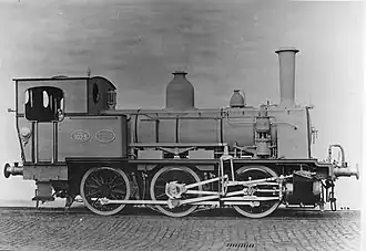 Locomotief HSM 1034 / NS 7719 in 1912