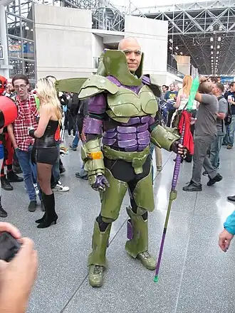 Cosplayer - Lex Luthor tijdens NYCC 2014.