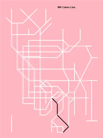 Culver Line op de kaart