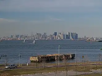 Manhattan gezien vanaf St. George