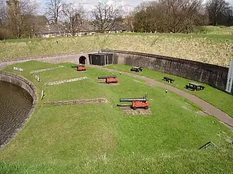Kazematten op bastion Turfpoort