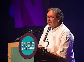 Luuk Gruwez bij de Nacht van de Poëzie