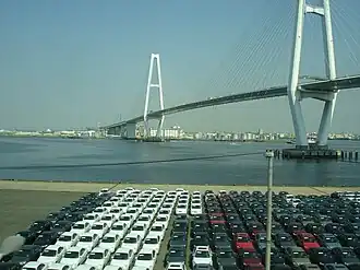 Brug met autoterminal