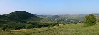 Heuvel bij Mereşti en Nagy Mal
