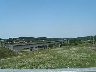 Spoorbrug bij Nagyrákos