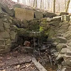 De bron van de Nahe bij Nohfelden