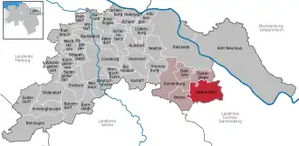 Kaart van Nahrendorf