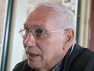 Naim Ateek tijdens zijn bezoek aan Nederland in 2011