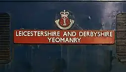 De naamplaat van de 46 026.