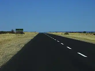 De B1 ten noorden van Keetmanshoop