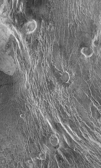 Radarbeeld van de ruimtesonde Magellan