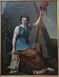 Allegorie op de Franse Revolutie door Jeanne-Louise (Nanine) Vallain (1767 - 1815)