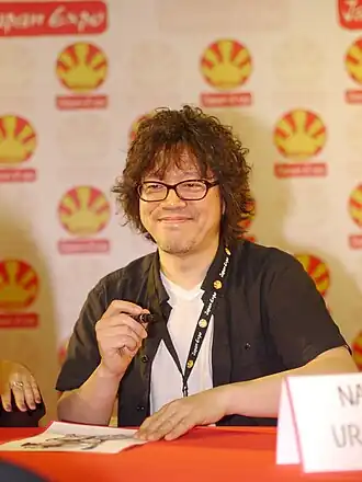 Naoki Urasawa op de Japan Expo 2012 in Parijs