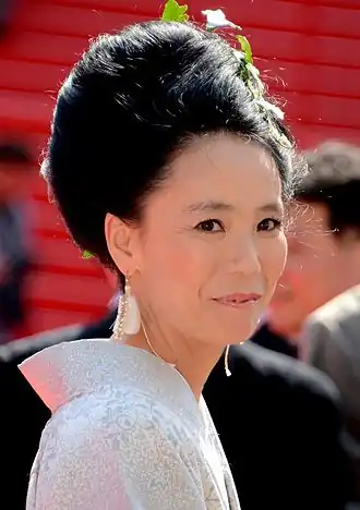 Naomi Kawase op het filmfestival van Cannes 2014