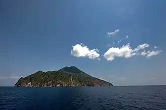 Zuidelijk aanzicht van Narcondam