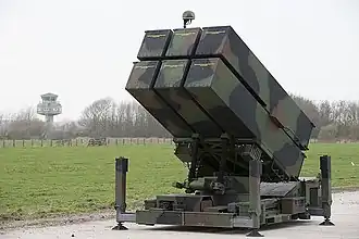 Een Nederlandse NASAMS lanceerinrichting