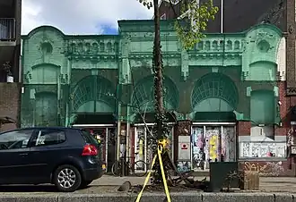 De Nassaubioscoop op de Lijnbaansgracht April 2017