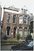 Woning, woonhuis in jugendstil, overgangsarchitectuur