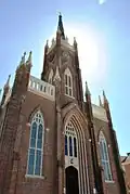 De Saint Mary basilica in Natchez was een kathedraal in de 19e eeuw.