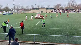 Nederland - Georgië (8-40) in het NCRA, 11 februari 2023