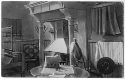 Binnenkamer met Hollandse weefkunst