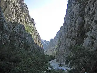 Velika Paklenica-canyon