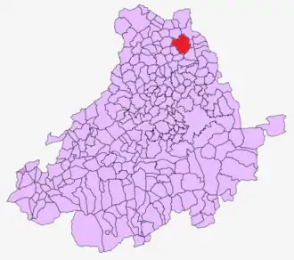 Kaart van Nava de Arévalo