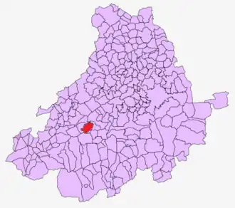 Kaart van Navacepedilla de Corneja