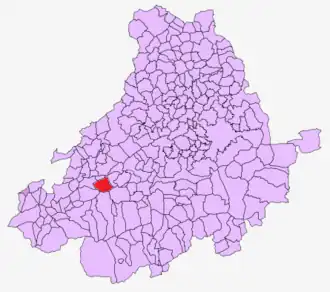 Kaart van Navaescurial