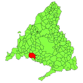 Kaart van Navalcarnero